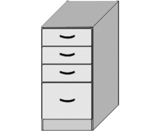 Dolná kuchynská skrinka Lenka D-40 - orech