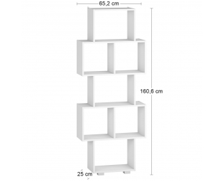Regál Tripaso 1 - biela