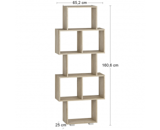 Regál Tripaso 1 - dub sonoma