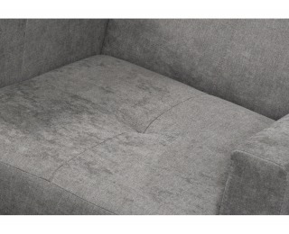 Kreslo Valdo - sivá / čierna