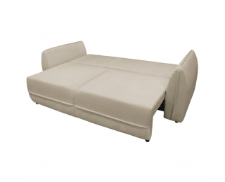 Rozkladacia pohovka s úložným priestorom Vebi Big Sofa - krémová