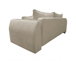 Rozkladacia pohovka s úložným priestorom Vebi Big Sofa - krémová
