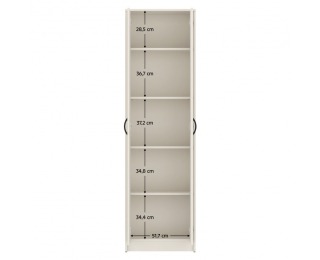 Dvojdverová policová skriňa Vira Mecki New - kašmír