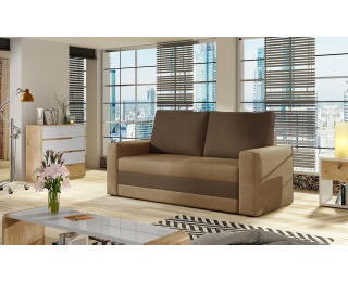 Rozkladacia pohovka s úložným priestorom Wilo - béžová / hnedá