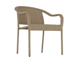 Záhradná stolička Binga - hnedá