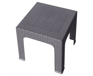 Záhradný stohovateľný stolík Zama - sivá