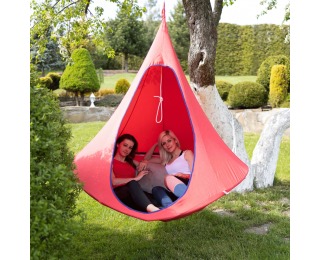 Závesné hojdacie kreslo Klorin New Big Size 180x180 cm - červená