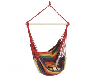 Závesné hojdacie kreslo Nikolo New 100x130 cm - červená