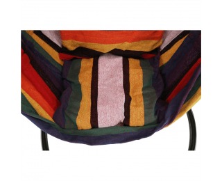 Závesné hojdacie kreslo Nikolo New 100x130 cm - červená