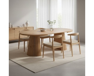 Rozkladací jedálenský stôl Zeken Typ 1 120-200/75 - dub