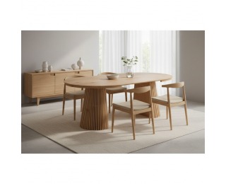 Rozkladací jedálenský stôl Zeken Typ 1 120-200/75 - dub