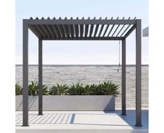 Hliníková bioklimatická pergola Zia 300x300 cm - antracit