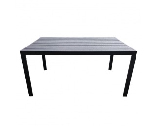 Záhradný stôl Zinan - čierna