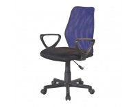 Kancelárska stolička s podrúčkami BST 2010 - modrá