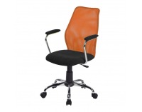 Kancelárska stolička s podrúčkami BST 2003 - oranžová