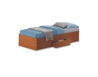 Jednolôžková posteľ s roštom Oscar 90 - čerešňa americká