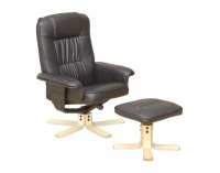 Relaxačné kreslo Eddie - čierna