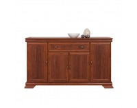 Rustikálna štvordverová komoda Boltis 12 - orech ecco