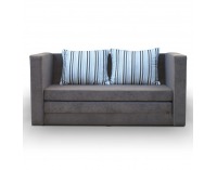 Rozkladacia pohovka s úložným priestorom Katarina - sivá