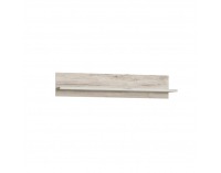 Polica Valeria 1 - dub pieskový / biela