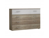 Zásuvková komoda Madison New - dub sonoma truflový / sivá