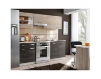 Kuchyňa Adamo-Lara 200 - dub sonoma / dub tmavý / biela