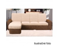 Otoman Iza - béžová / hnedá