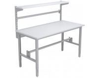 Baliarenský stôl s nadstavbou 1550 02 - svetlosivá