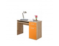 PC stolík Emio Typ 6 - dub sonoma / oranžová