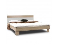 Posteľový rám Golden 160 - dub sonoma / biela