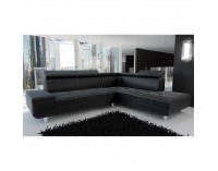 Rohová sedačka Taurus P - čierna