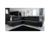 Rohová sedačka Taurus L - čierna