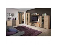 Jednolôžková posteľ Chamion 90 - dub sonoma / kakao