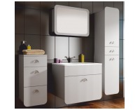 Kúpeľňová skrinka na stenu Dominika 35RO TR12 - biela