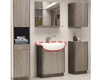 Keramické umývadlo Olivia UM 16 - biela