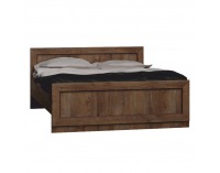 Rustikálna posteľ s roštom Tedy T20 160 - dub lefkas