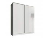 Šatníková skriňa Ava 2D 160 cm - biela