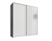 Šatníková skriňa Ava 2D 180 cm - biela