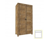 Šatníková skriňa Nevada S2D 2D - dub lefkas tmavý