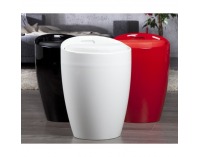 Taburetka s úložným priestorom Dalila - červená