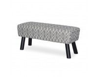 Taburetka Ulrika 97 - vzor / čierna