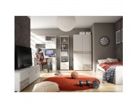 Kontajner Drago JU-21 - biela / dub canyon