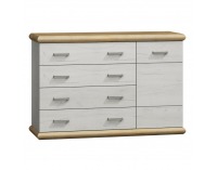 Komoda Katy K-09 - dub biely / dub zlatý