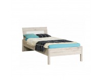Jednolôžková posteľ Valeria 9 90 - dub pieskový / biela