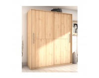 Šatníková skriňa s posuvnými dverami Rombo CO-18 2D - buk iconic