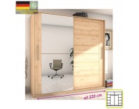 Šatníková skriňa s posuvnými dverami Rombo CO-32 2D - buk iconic