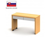 Rozkladací PC stolík Versal New - buk / biela