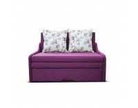 Rozkladacia pohovka s úložným priestorom Toy - fialová