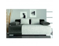 Rozkladacia pohovka s úložným priestorom Suzan - sivá