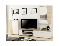 Obývacia stena Pisa - dub sonoma / biela